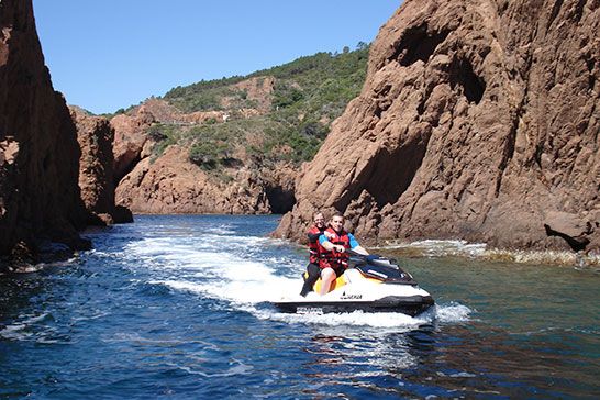 randonnée jet ski esterel