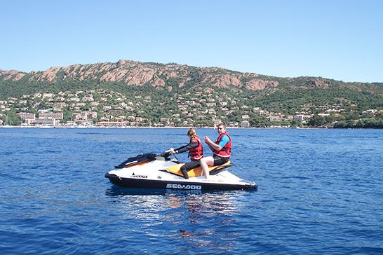 randonnée jet ski agay