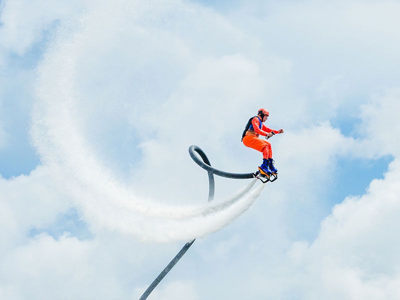 Fly board port de saint aygulf Var