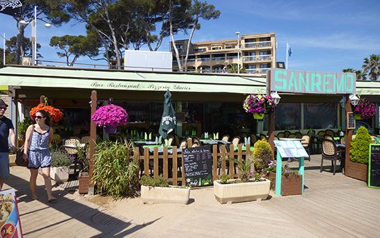 restaurant le san remo saint-aygulf