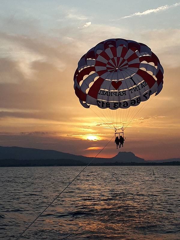 parachute ascensionnel fréjus et Saint-raphaël